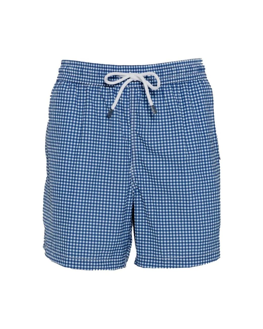 Fedeli Blue Beachwear for men
