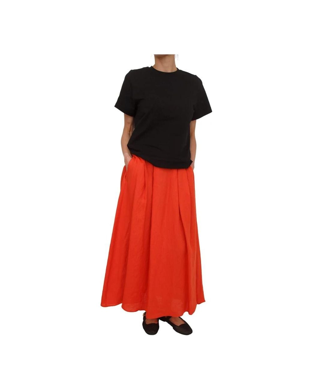 Marella Red Maxi Skirts