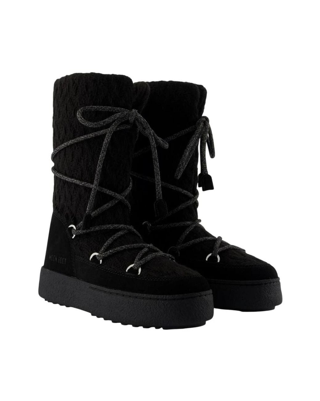 Moon Boot Black Winter Boots