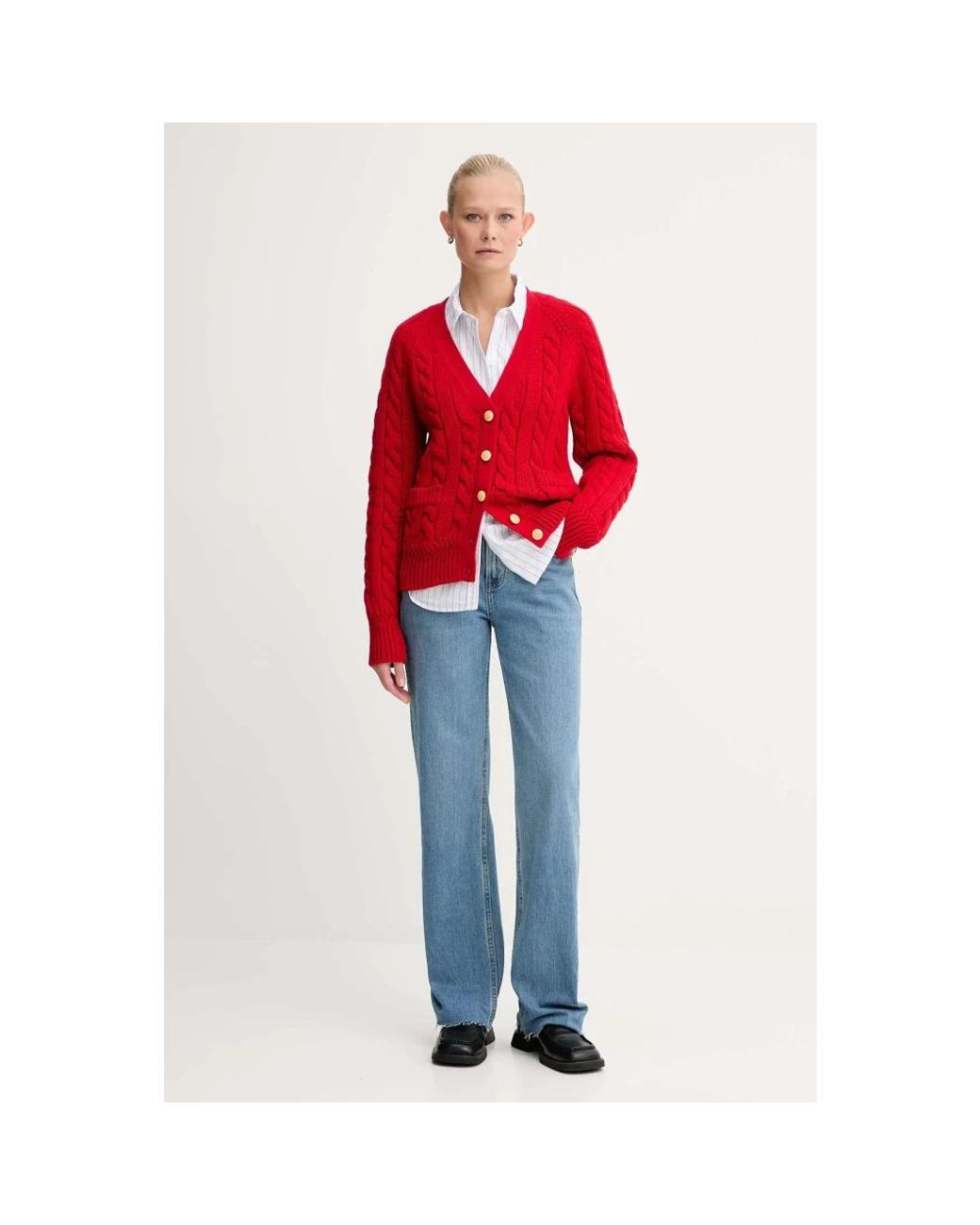Cardigans Bally en coloris Red