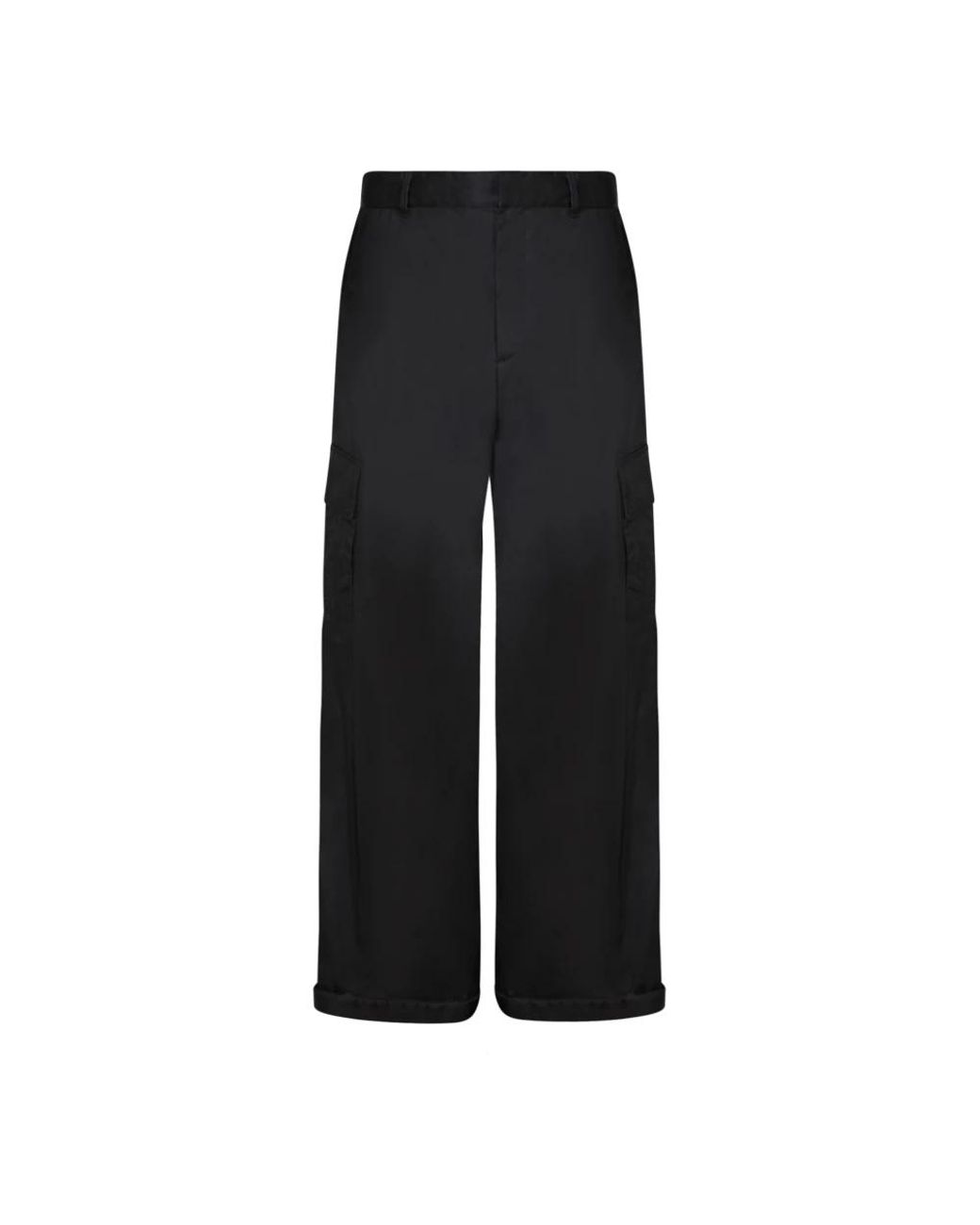 Off-White c/o Virgil Abloh Black Wide Trousers for men