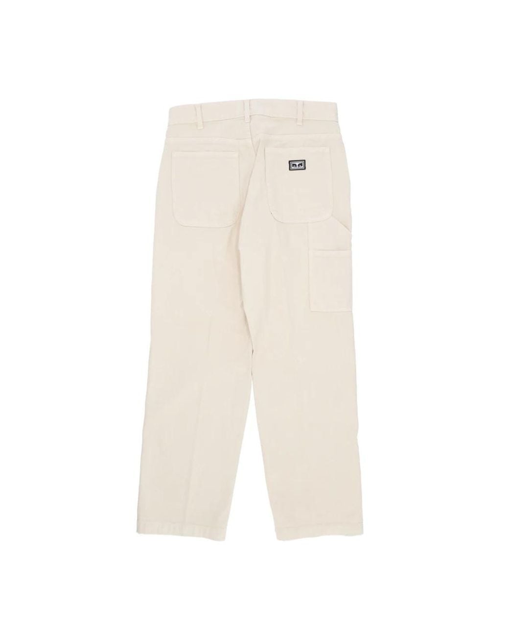 Obey Natural Straight Trousers for men