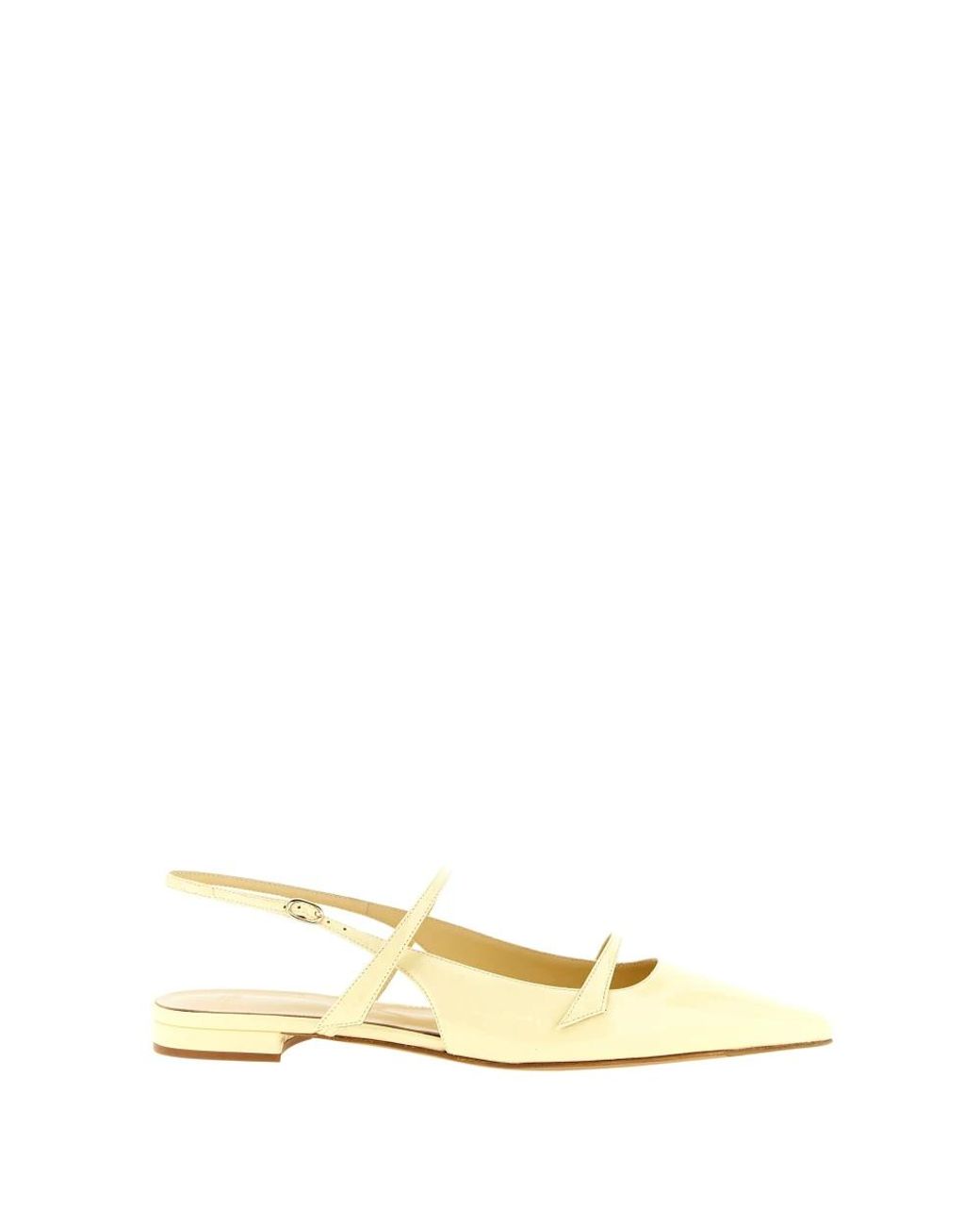 Alexandre Birman Natural Ballerina Shoes