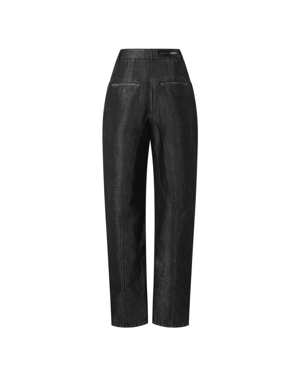 Alberta Ferretti Black Tapered Trousers