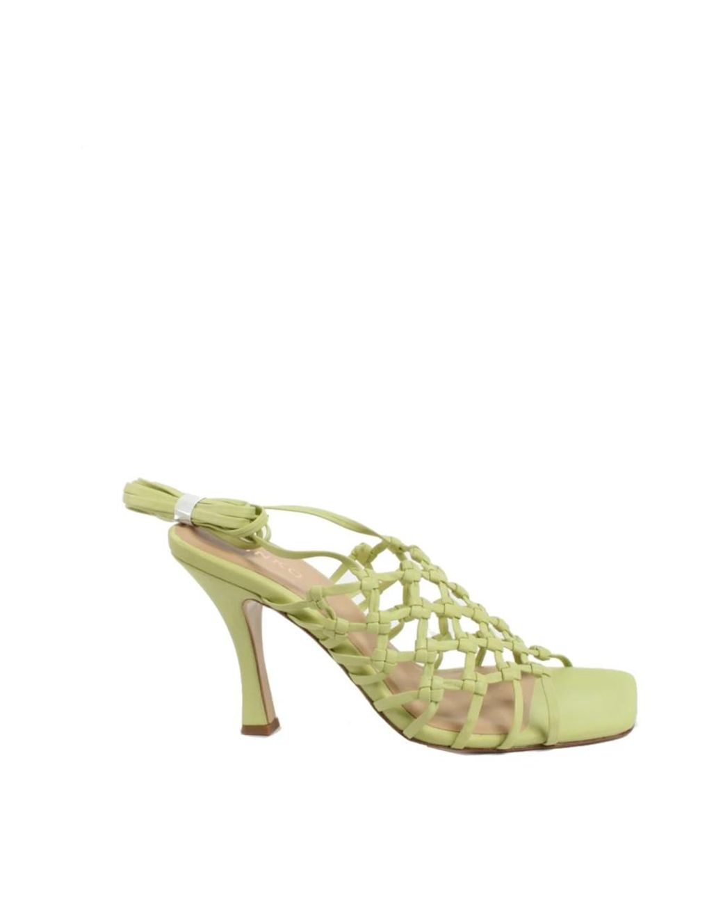 Pinko Yellow High Heel Sandals