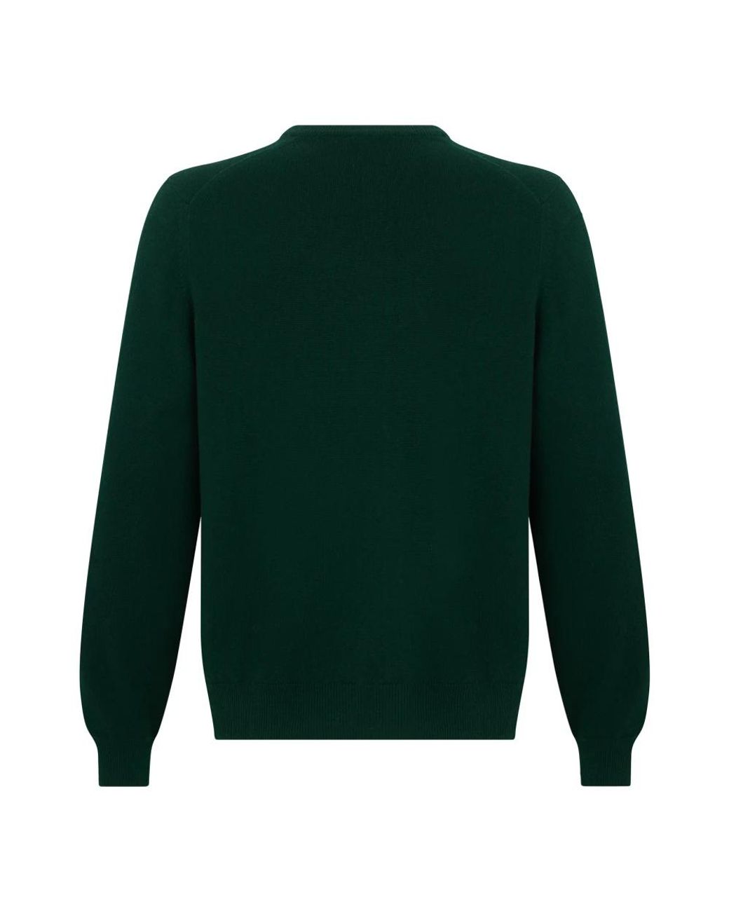 Fedeli Green V-Neck Knitwear for men