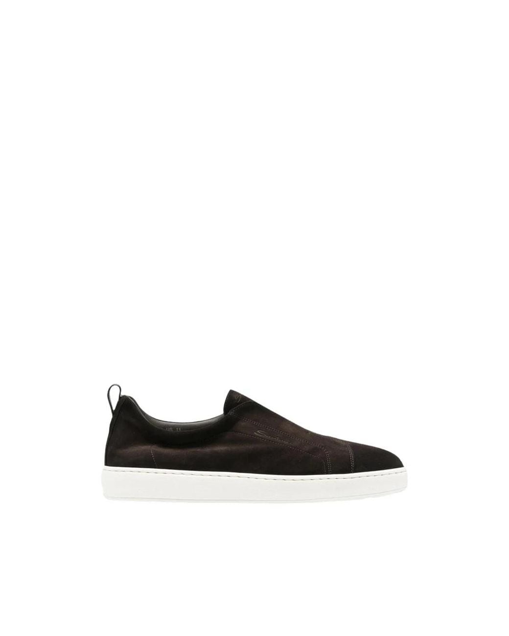 Santoni Black Sneakers for men