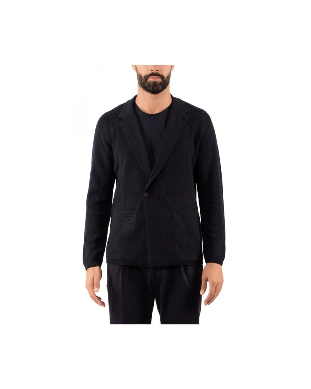 Emporio Armani Black Blazers for men