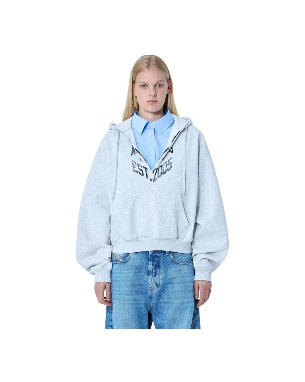 Alexander Wang Blue Zip-Throughs