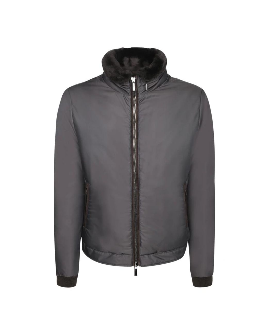 Moorer Gray Light Jackets for men