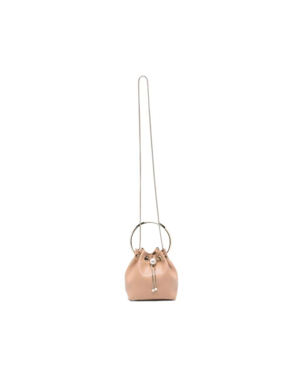 Jimmy Choo White Bucket Bags
