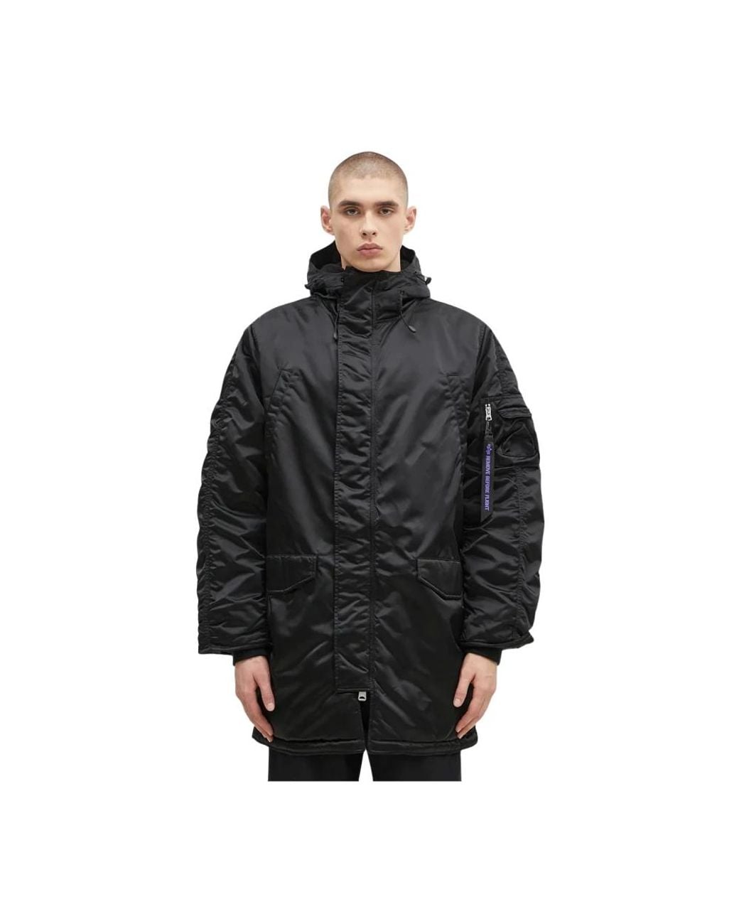 Parkas Alpha Industries pour homme en coloris Black