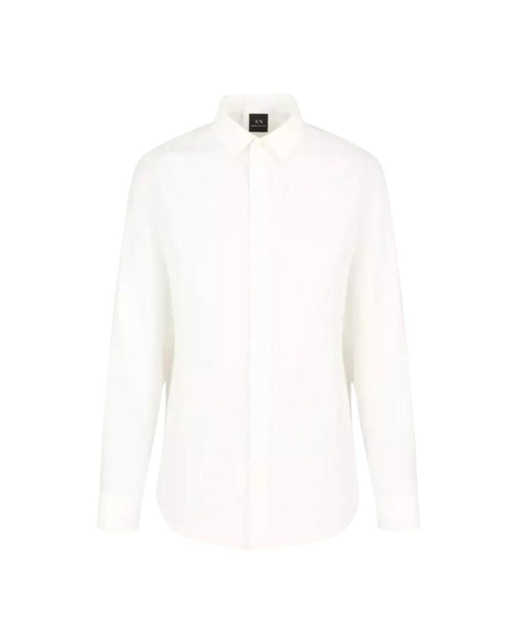 ARMANI EXCHANGE White Casual Shirts for men
