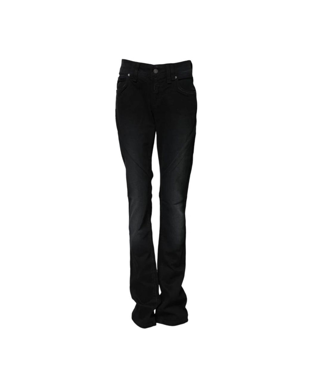 John Galliano Black Bootcut Jeans