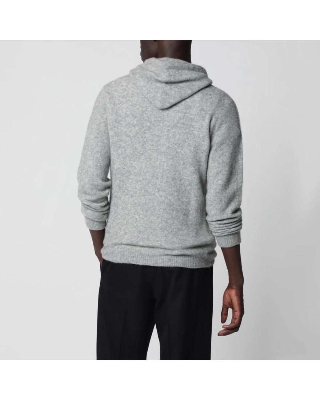 Roberto Collina Kapuzenpullover Ml in Gray für Herren