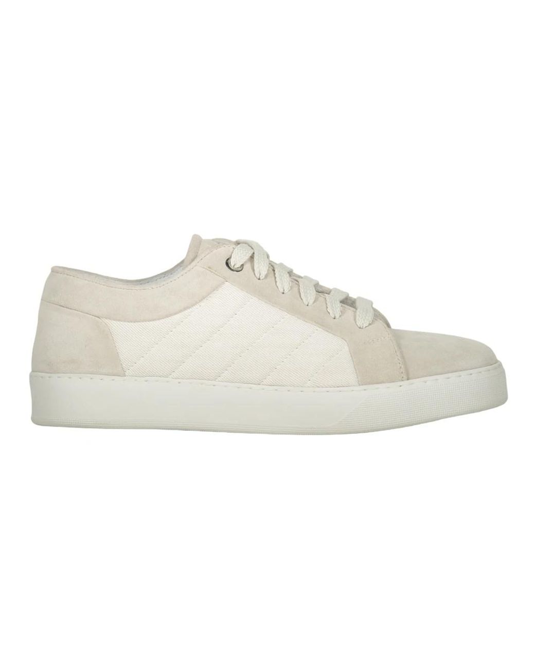 Moorer Schoenen ,Leer Elegante Minimalistische Sneakers in het White voor heren