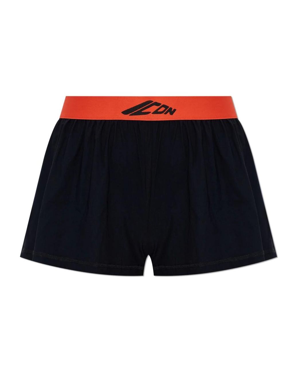 DSquared² Ondergoed ,Zwart ,Logo Shorts in het Blue