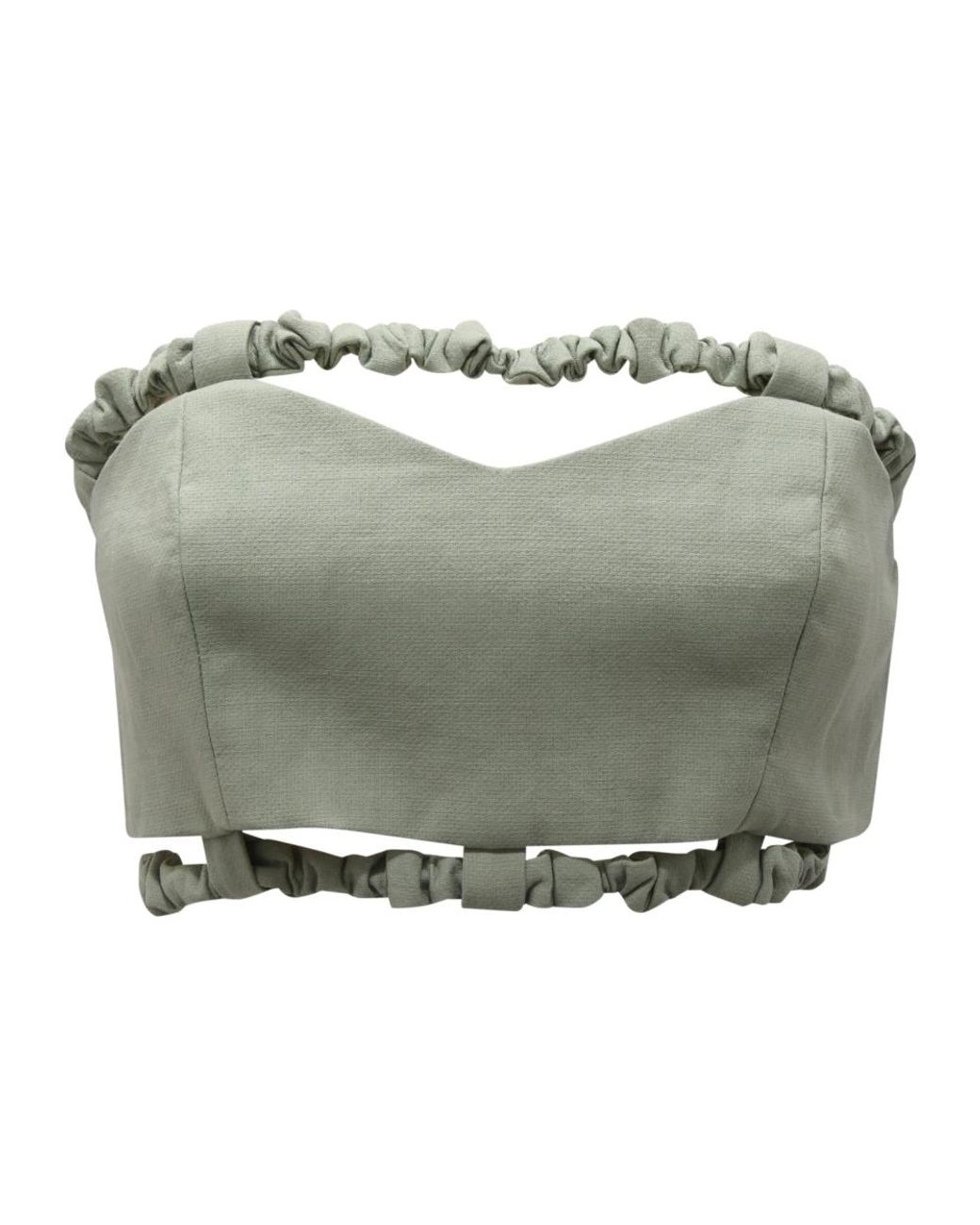 Ganni Green Sleeveless Tops