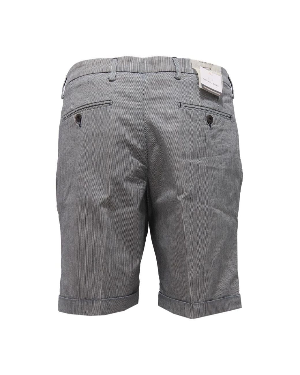 Michael Coal Gray Casual Shorts for men