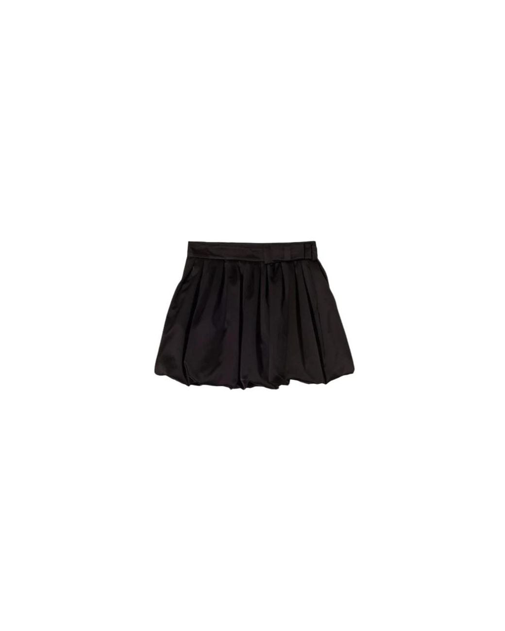 Plan C Black Short Skirts