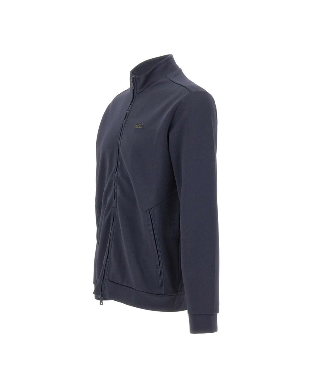 EA7 Blue Zip-Throughs for men