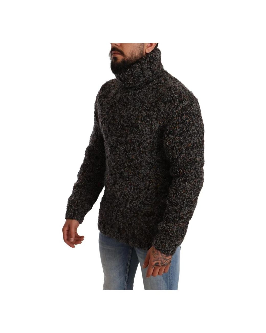 Dolce & Gabbana Black Turtlenecks for men