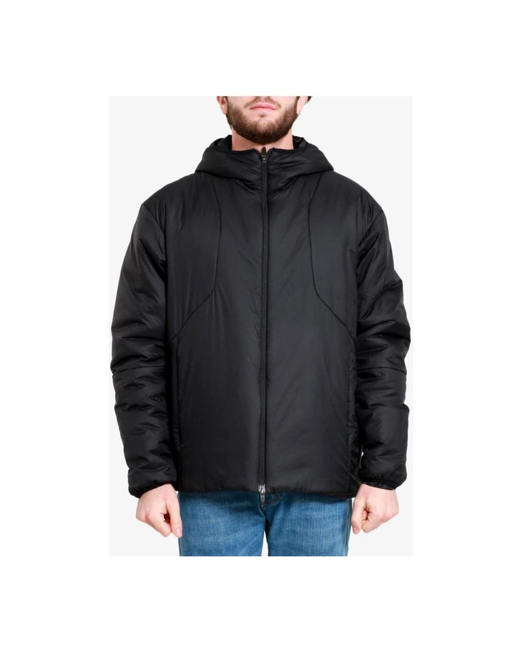 Herno Jassen ,Zwart ,Hooded Jacket Met Ritszakken in het Black voor heren