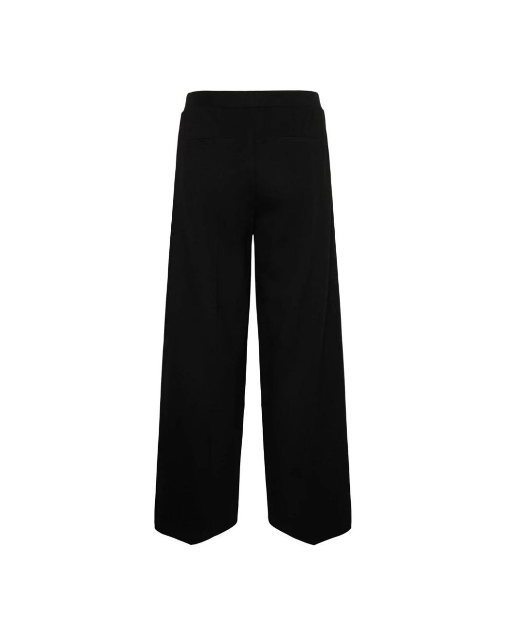 Wide Trousers Part Two de color Black