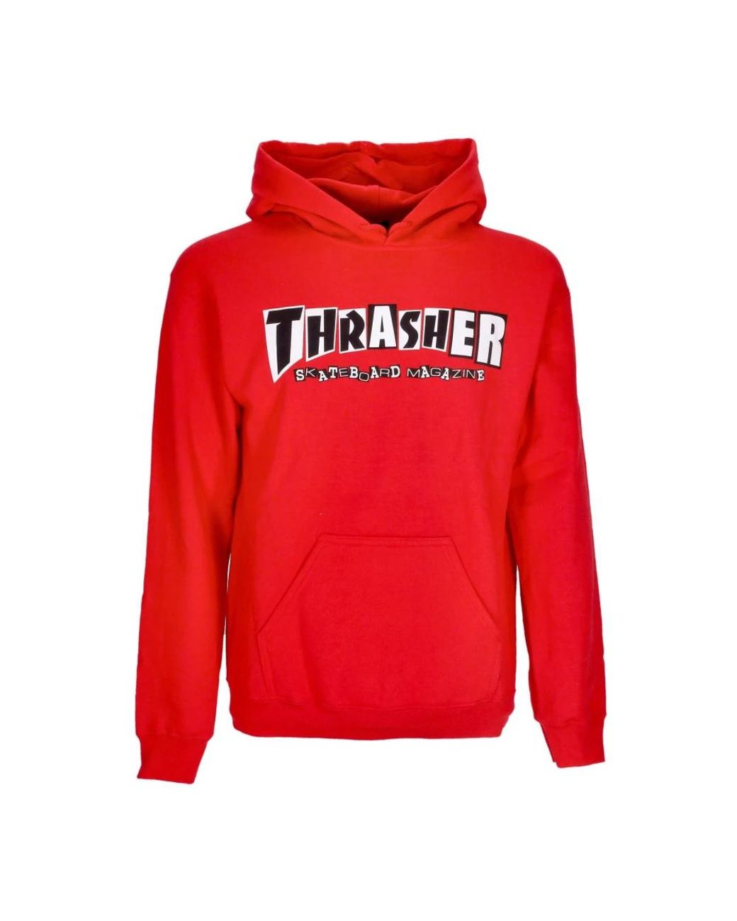 Thrasher Roter hoodie mit individuellem logodruck in Rot fur Herren Lyst DE