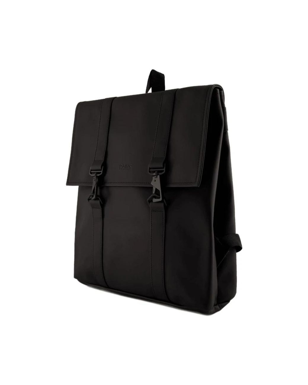 Rains Black Backpacks