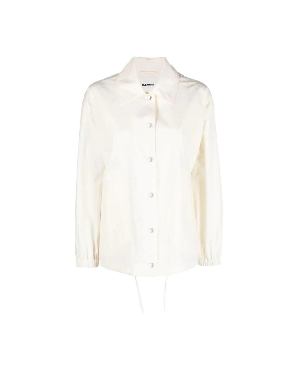 Jil Sander White Logo Jacket