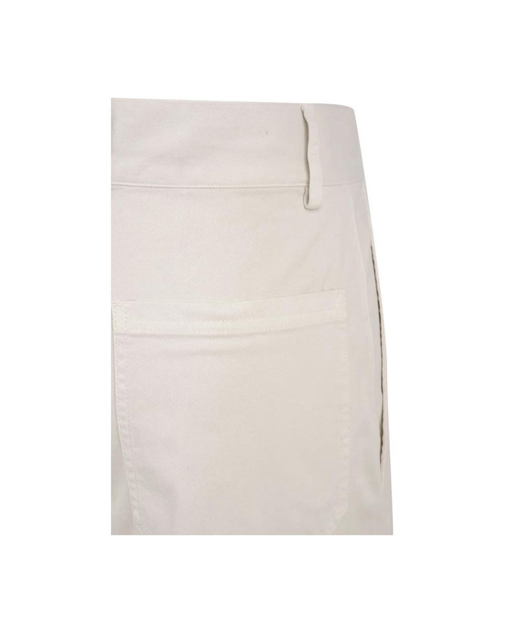 Aspesi Natural Straight Trousers