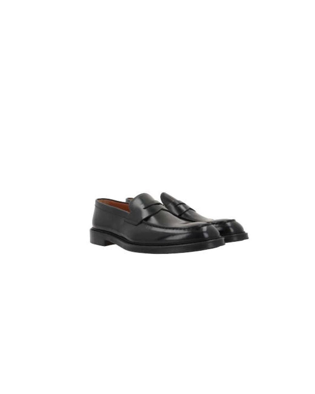 Doucal's Black Loafers for men