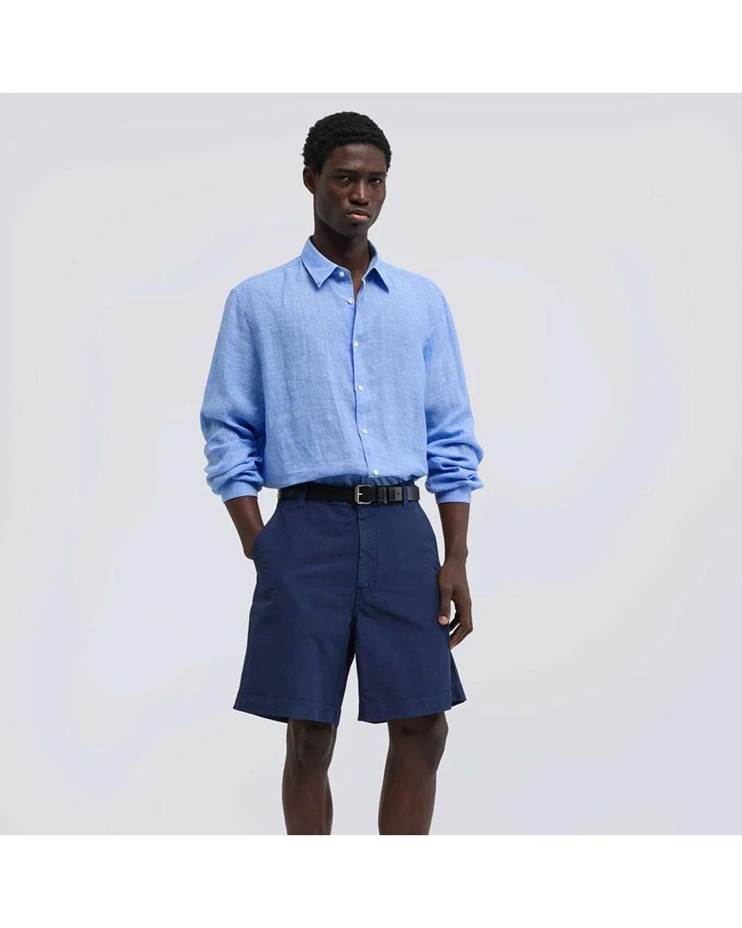 Aspesi Blue Casual Shirts for men