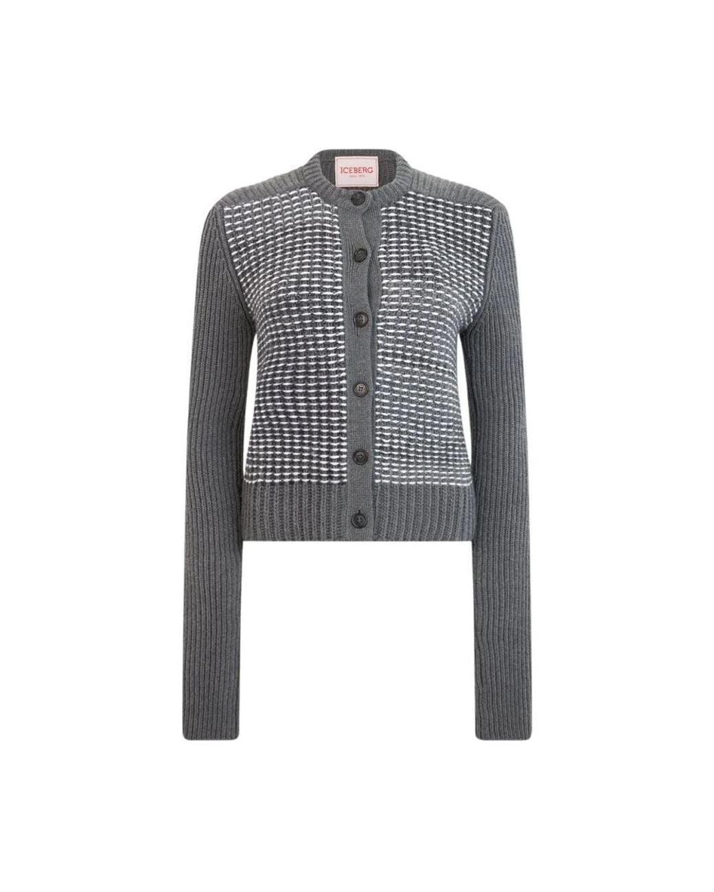 Cardigans Iceberg de color Gray