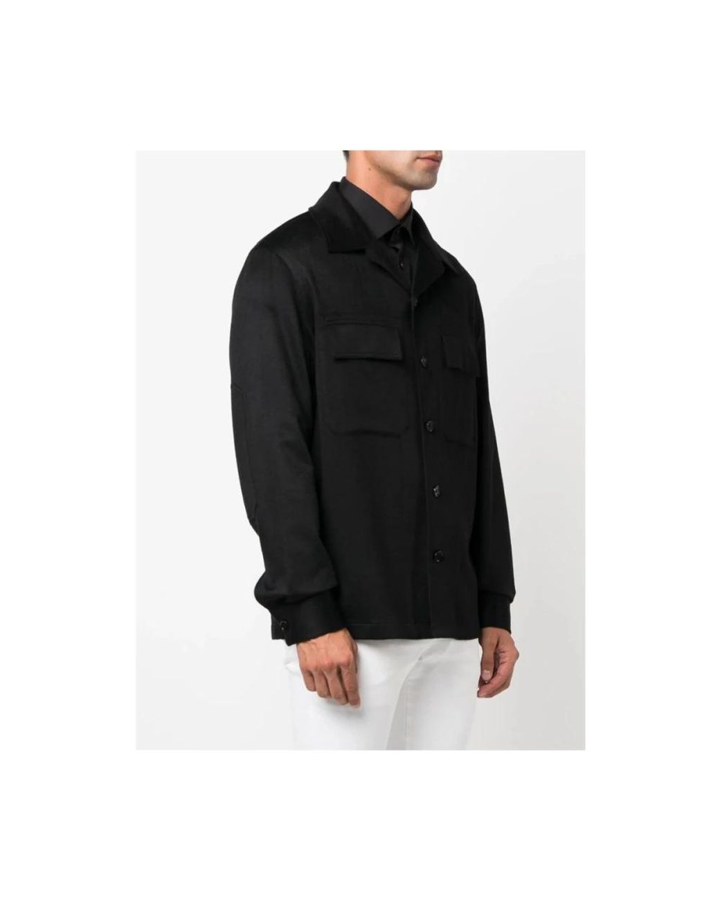 Zegna Black Light Jackets for men