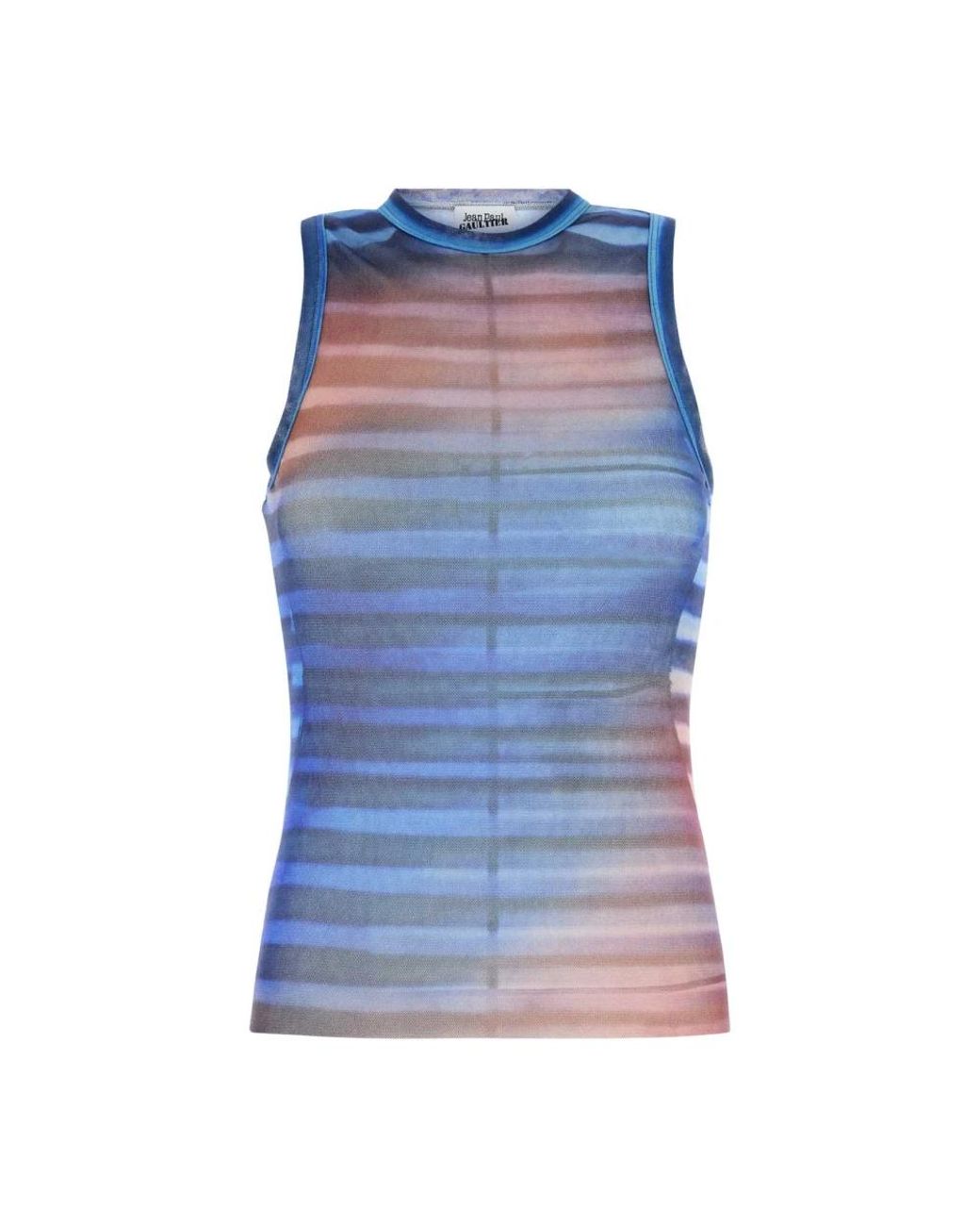 Jean Paul Gaultier Blue Sleeveless Tops