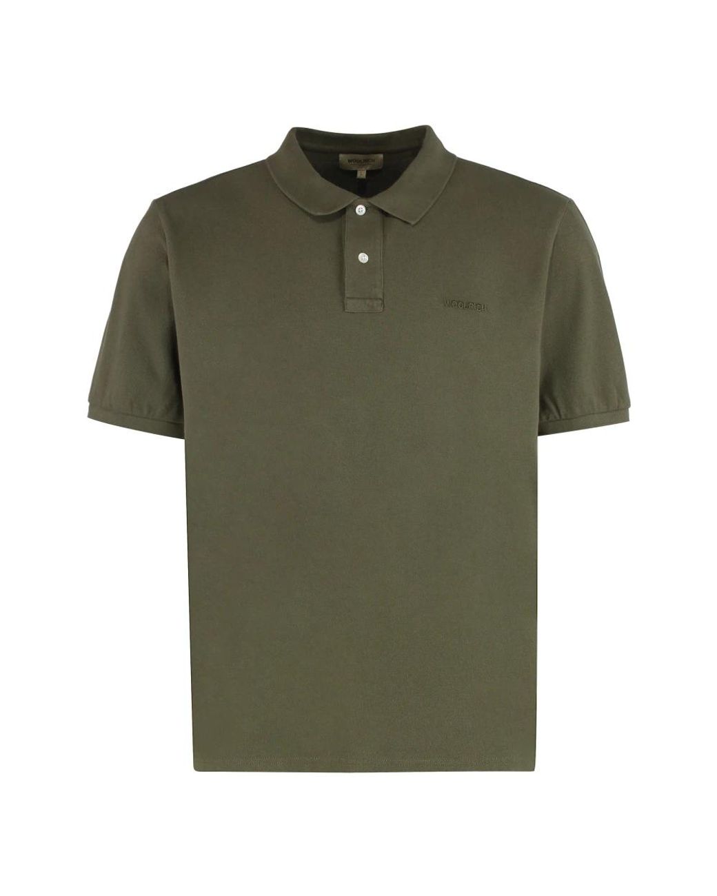 Woolrich Green Polo Shirts for men