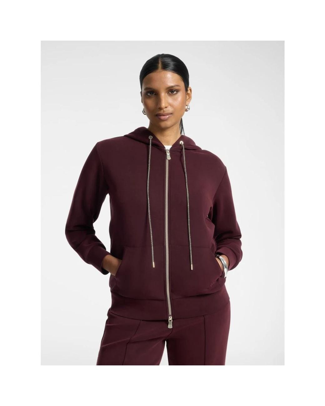 Elena Miro Purple Zip-Throughs