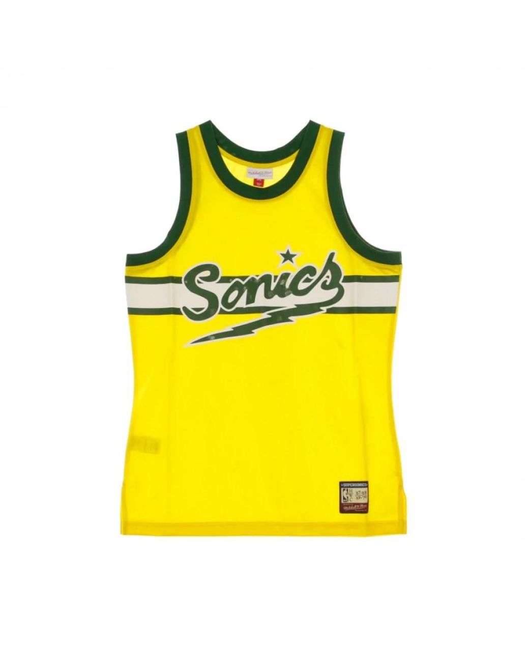 Mitchell & Ness Yellow Sleeveless Tops for men