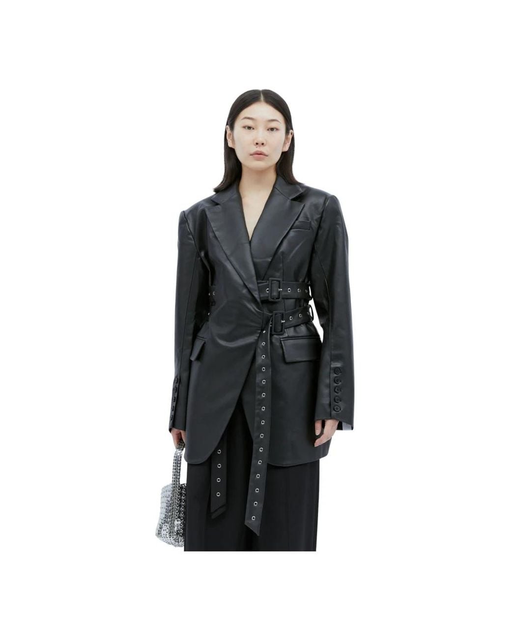 Leather Jackets ROKH en coloris Black
