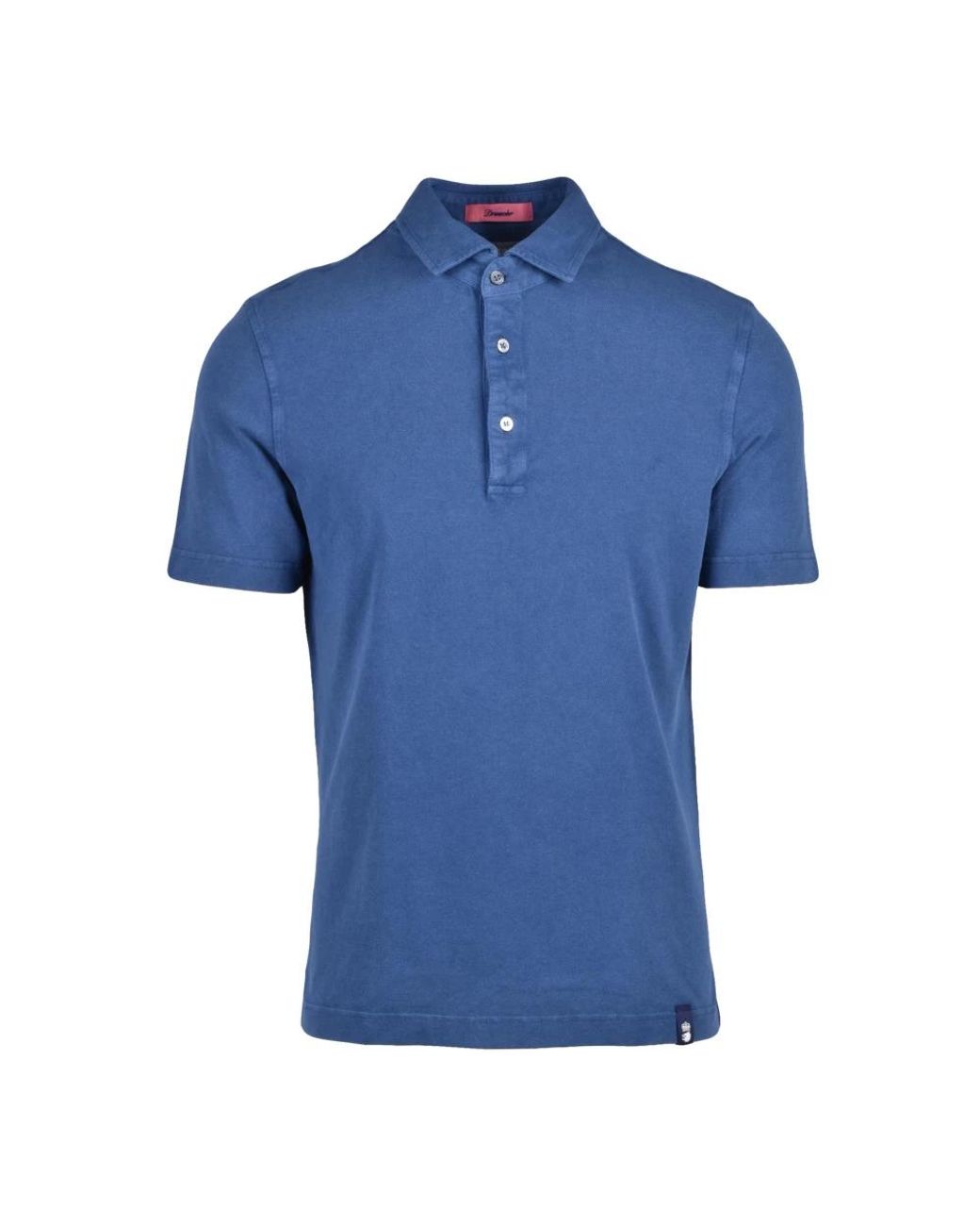Drumohr Polo in het Blue voor heren