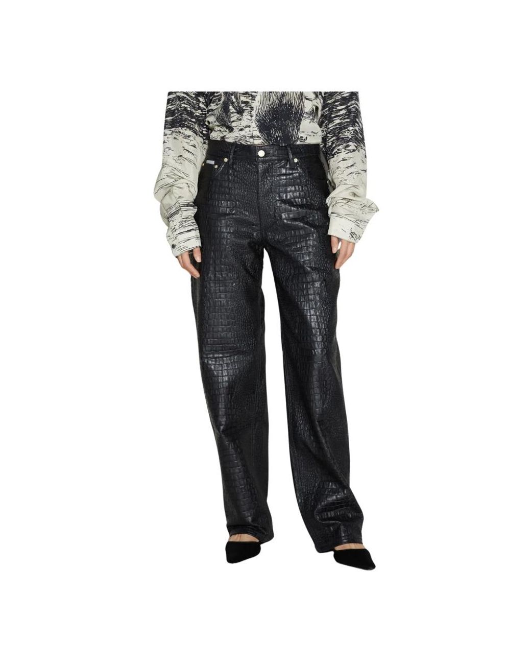 Eytys Black Wide Trousers