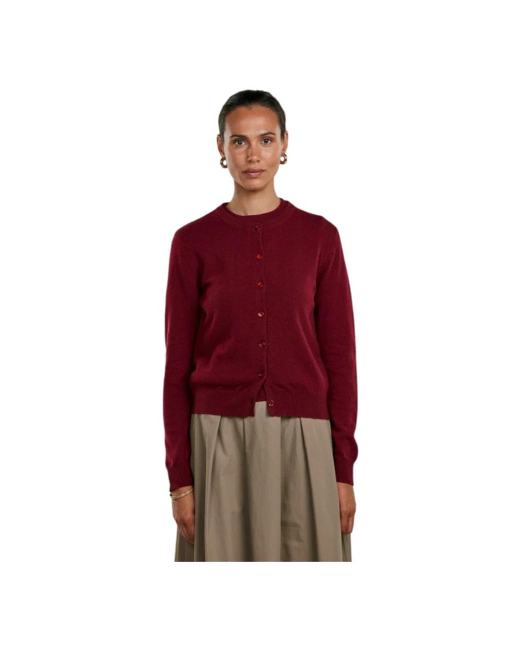 Stenstroms Purple Cashmere Knitwear