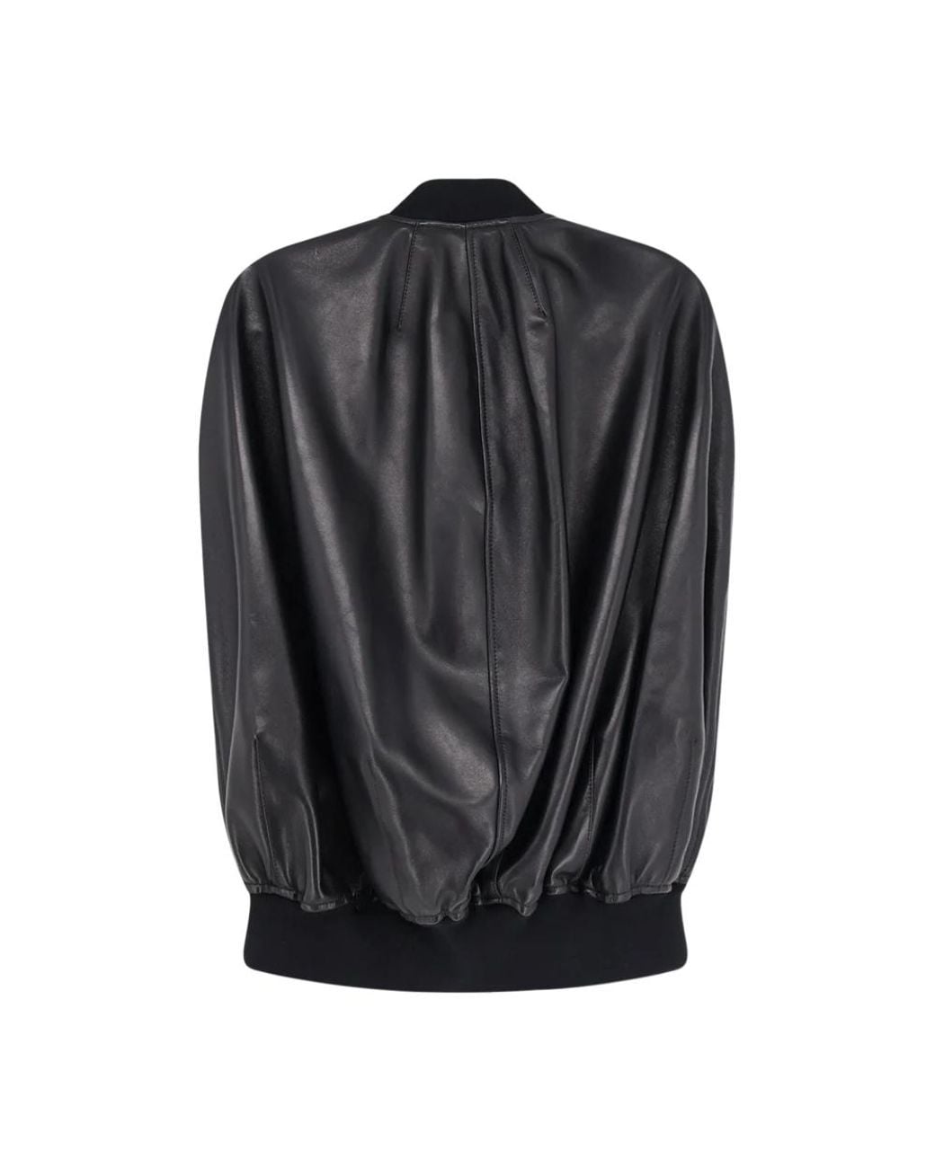 Balenciaga Black Leather Jackets