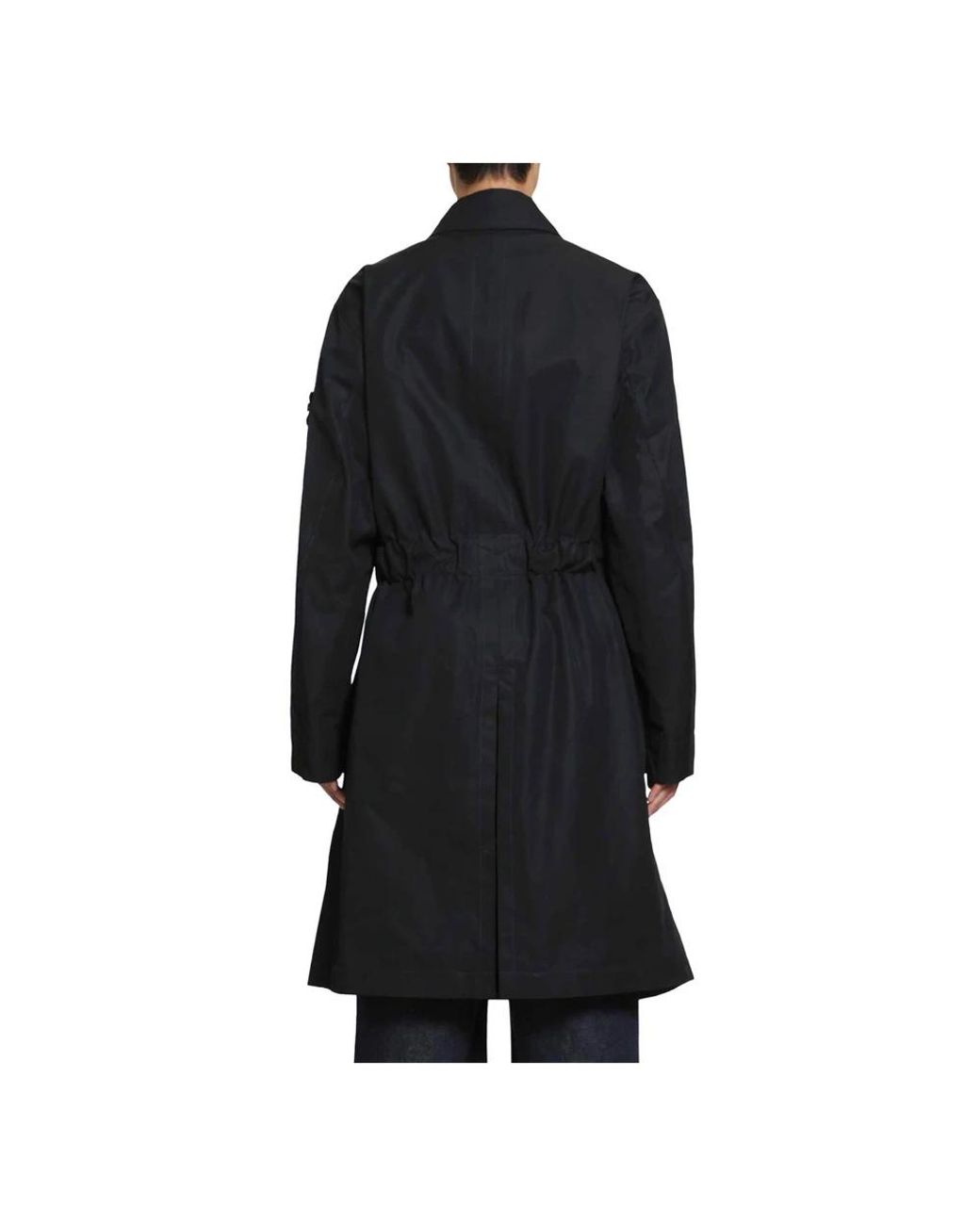 Stone Island Black Trench Coats for men