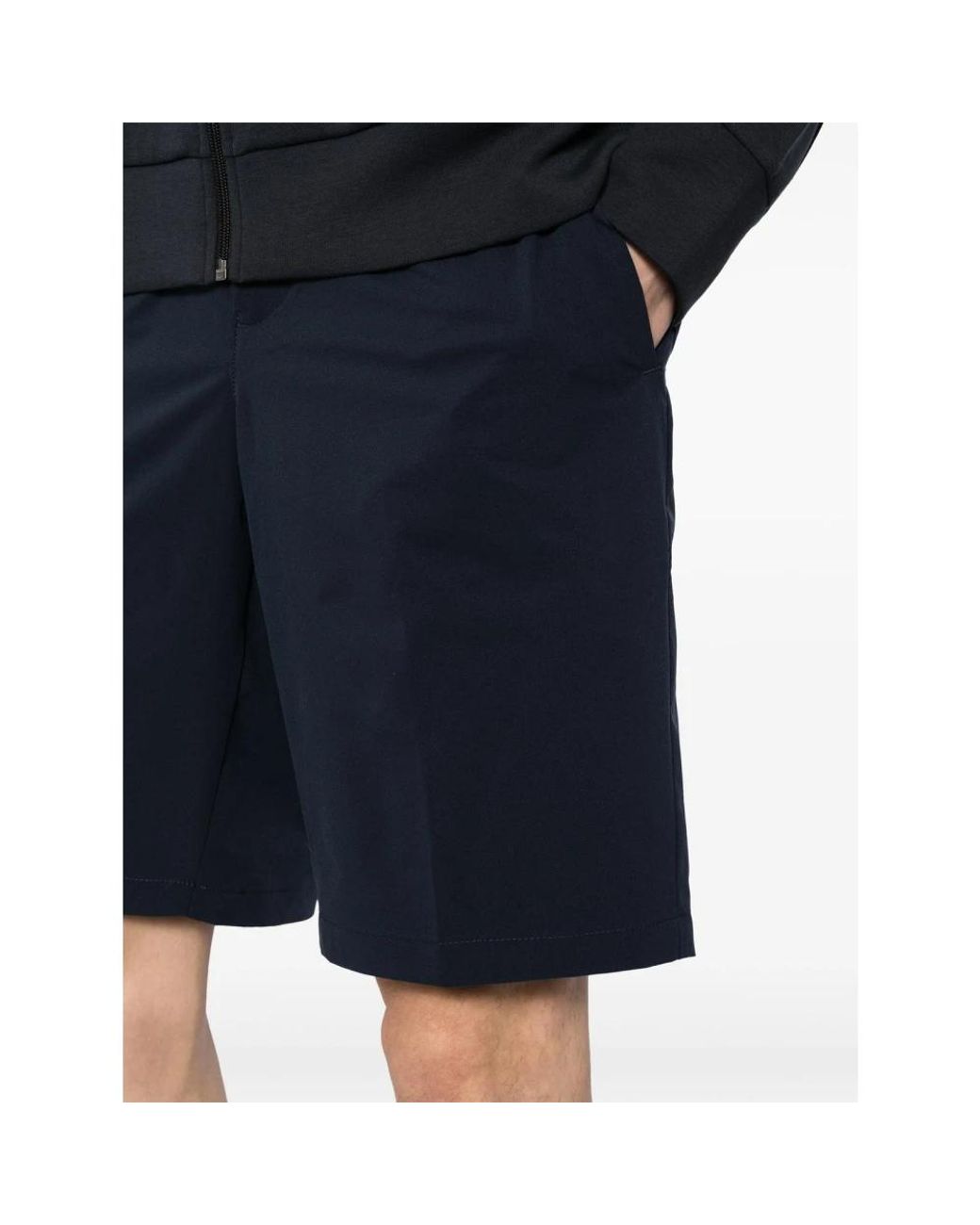 Boss Blue Casual Shorts for men