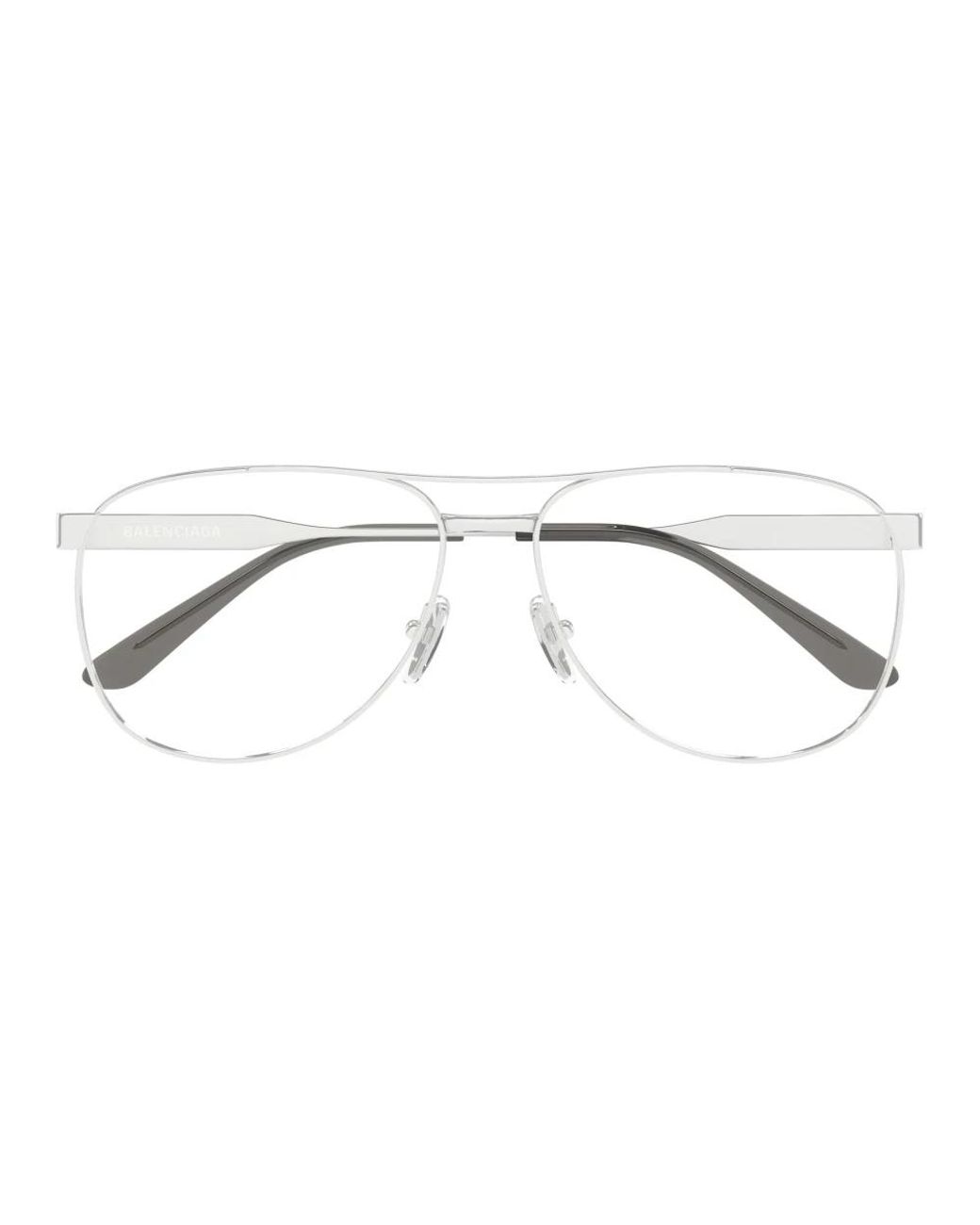 Balenciaga Aviator-Brille in Metallic für Herren