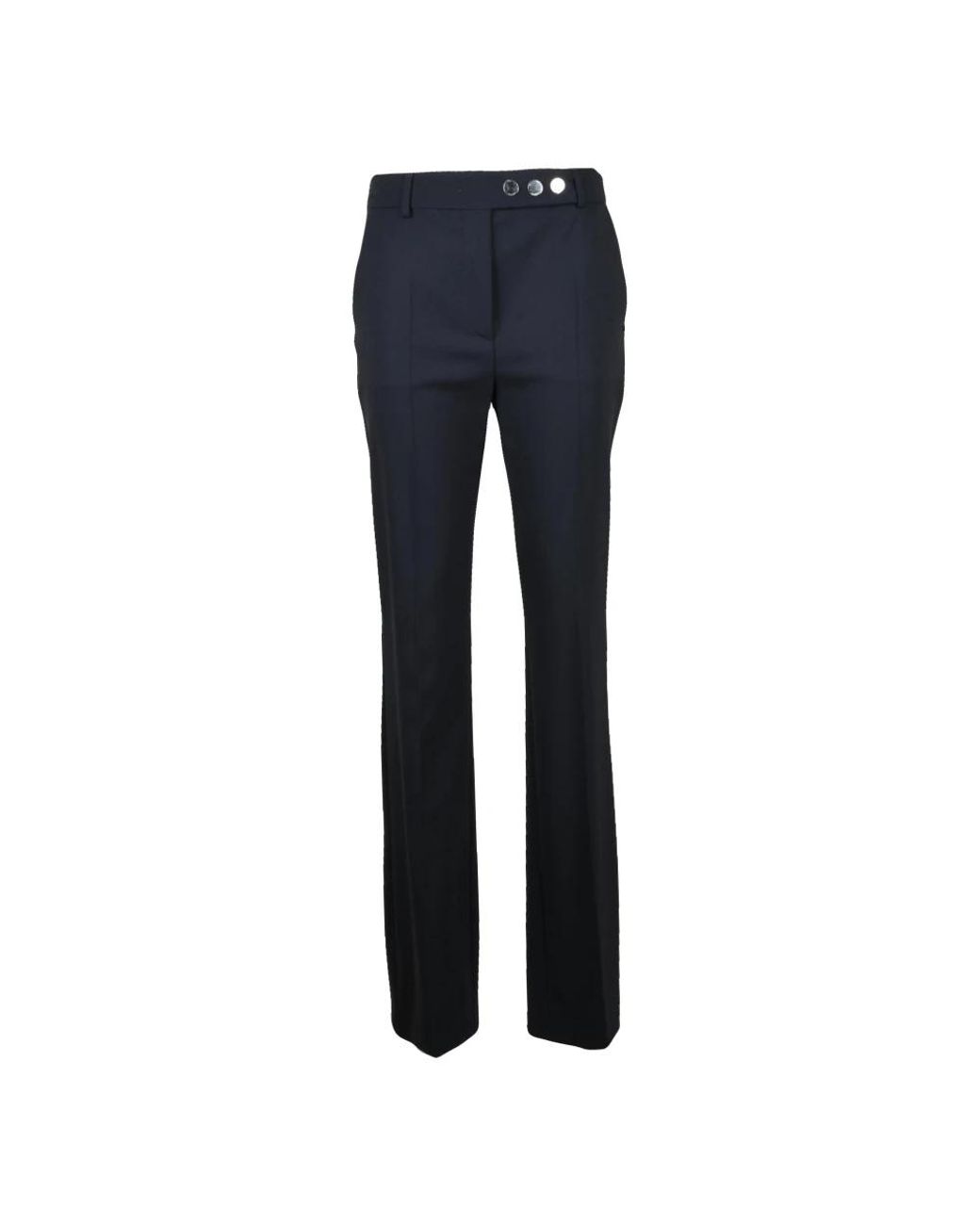 Sportmax Blue Slim-Fit Trousers