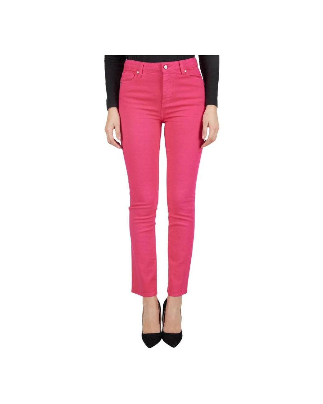 Kiton Slim-Fit Jeans in het Pink